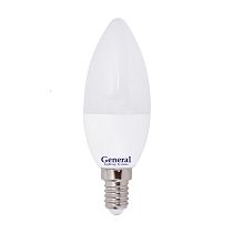 Светодиодная лампа Стандарт СВЕЧА МАТОВАЯ E14 GLDEN-CF-7-230-E14-4500 General Lighting Systems Светодиодная лампа Стандарт СВЕЧА МАТОВАЯ E14 GLDEN-CF-7-230-E14-4500 General Lighting Systems