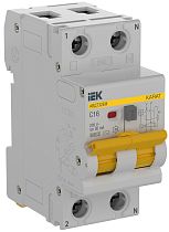KARAT Автоматический выключатель дифференциального тока АВДТ32EM 1P+N C16 30мА тип AC  IEK