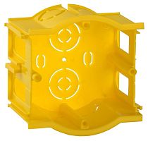 Коробка установочная СЗ сборная для твердых стен D=68х45мм (проходная) IEK