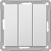 Wessen 59 Белый Выключатель 3 клавишный  16А (сх.05) Systeme Electric (Schneider Electric)