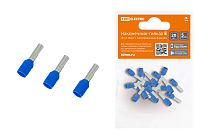 Наконечник-гильза Е2508 2,5мм2 с изолированным фланцем (20шт)  TDM