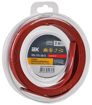 Трубка термоусадочная ТТУ нг-LS 10/5 красная (2м/упак)  IEK