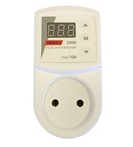 Реле напряжения в розетку DEVOLT 2500, 10A