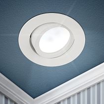 Светильник встраиваемый алюминиевый ЭРА KL86 WH MR16/GU5.3 белый