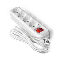 Удлинитель бытовой S-304А ПВС 3*1,5 4гн. с/з выкл. 3м UNIVERSAL