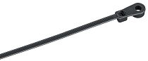 Хомут P6.6 с винтовым креплением чёрный 3,6х150мм IEK