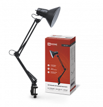 Светильник настольный под лампу на струбцине СНС 13Ч 60Вт E27 230В ЧЕРНЫЙ IN HOME Светильник настольный под лампу на струбцине СНС 13Ч 60Вт E27 230В ЧЕРНЫЙ IN HOME