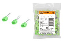 Наконечник штыревой втулочный изолированный (двойной) НШвИ (2) 1,0х8 (100 шт)  TDM