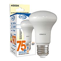 Лампа светодиодная IONICH акцентного освещения ILED-SMD2835-R63-8Вт-720Лм-230В-4000К-E27