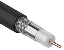 Кабель коаксиальный RG11 CCS 75Ом FPE PVC черный GENERICA IEK