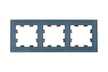 AtlasDesign Nature Натуральное Стекло Грифель Рамка 3-постовая  (Schneider Electric) Systeme Electric (Schneider Electric)