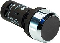 Кнопка CP1-30B-10 без фиксации 1HO черный ABB