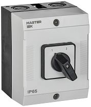 Переключатель кулачковый в боксе стандартная рукоятка 10А схема 55 IEK