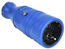 Розетка OMEGA переносная РБп14-1-0м IP20 синяя  IEK