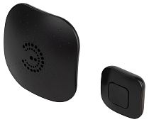 Звонок ЭРА BIONIC Black дверной  беспроводной, черный, 6 мелодий