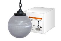 Светильник ЖКХ НСБ 02-60-252 УХЛ4 60 Вт, IP40, шар прозрачный с огранкой 250 мм, цепь черная  TDM