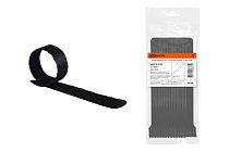 Хомут-липучка ХЛ 12х135 мм черный (20 шт)  TDM