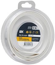 Трубка термоусадочная ТТУ нг-LS 10/5 белая (2м/упак)  IEK