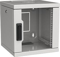 ITK LINEA WS Шкаф 10" 6U 320х310мм дверь со стеклом Серый IEK