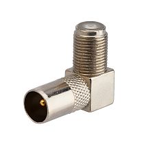 Переходник угловой гнездо F - штекер TV PROconnect