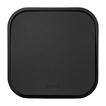 Выключатель одноклавишный Legrand Quteo IP20 10А 250В чёрный матовый Выключатель одноклавишный Legrand Quteo IP20 10А 250В чёрный матовый