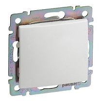Переключатель одноклавишный коридорный в рамку белый VALENA Legrand