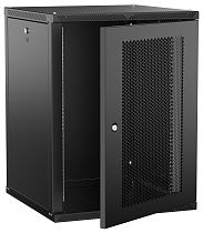 ITK LINEA W Шкаф настенный 15U 600х600мм дверь перфорированная черный 2.0