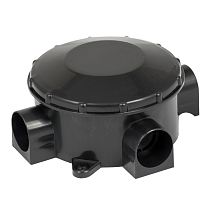 Коробка распаячная КМР-040-040б трехрожковая черная (70х35) EKF PROxima Коробка распаячная КМР-040-040б трехрожковая черная (70х35) EKF PROxima
