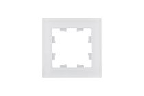 AtlasDesign Nature Натуральное Стекло Белый Рамка 1-постовая  (Schneider Electric) Systeme Electric (Schneider Electric)