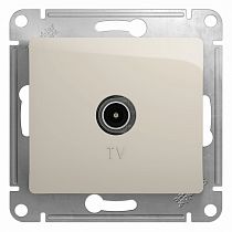 Glossa Молочный Розетка TV Systeme Electric (Schneider Electric)