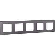 INSPIRIA Рамка 5-местная дымчатый