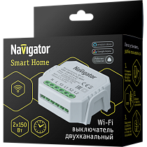 Переключатель умный NSH-SWITCH-02-WiFi Smart Home Navigator Переключатель умный NSH-SWITCH-02-WiFi Smart Home Navigator