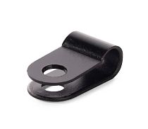 Скоба пластиковая СНК 6 (черн) (100шт) Р-образная