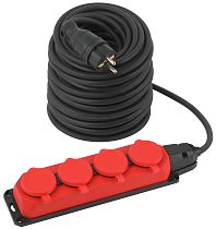 Удлинитель силовой ЭРА UK-4e-3x1,5-50m-IP44(KG) с заземлением 4 розетки каучук 50м КГ 3х1,5мм2 IP44 Удлинитель силовой ЭРА UK-4e-3x1,5-50m-IP44(KG) с заземлением 4 розетки каучук 50м КГ 3х1,5мм2 IP44