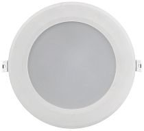 Светильник светодиодный ДВО 1715 белый круг 15Вт 4000К IP40  IEK