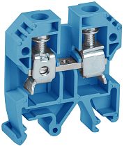 Клемма винтовая КВИ-10кв.мм синяя  IEK