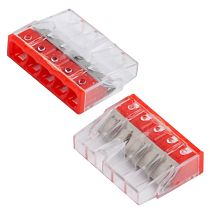 GTER6-05 клемма строительно-монтажная, СМК 2273-205, 5-проводная, 0.5-2.5 мм2 General 100/5000 GTER6-05 клемма строительно-монтажная, СМК 2273-205, 5-проводная, 0.5-2.5 мм2 General 100/5000