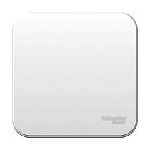 Blanca открытая установка с изолированной пластиной Белый Выключатель 1клавишный  с самовозвратом, 10А Systeme Electric (Schneider Electric)