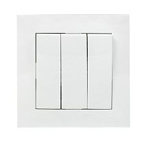 Валенсия Выключатель 3-кл. 10А белый EKF PROxima