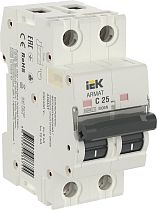 ARMAT Автоматический выключатель двухполюсный M06N 2P C 25А IEK ARMAT Автоматический выключатель двухполюсный M06N 2P C 25А IEK