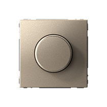 ArtGallery Шампань Светорегулятор (диммер) поворотно-нажимной, LED, RC, 400Вт, механизм Systeme Electric (Schneider Electric)