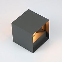 Фасадный светильник General GWL-G9-5-SQUARE-IP65 Графит Квадратный Лайтвэйв