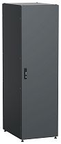 ITK Шкаф серверный 19" 42U 600х800мм одностворчатые глухие двери IP54 черный РФ