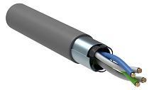 ITK Витая пара F/UTP кат.5E 4х2х0,52 solid PVC серый (305м) РФ/Т
