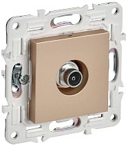 SKANDY Розетка TV оконечная SK-A12Sa песочный IEK