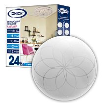 Светильник светодиодный декоративный ТМ IONICH серия 2219 "Альтаир" 24 Вт 1680 Лм 230 В 6500 К 320 мм IP20