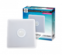 Светильник светодиодный СПБ-2Д-КВАДРАТ 20Вт 230В 4000К 1400Лм 230мм с датчиком движения белый LLT