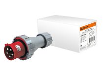 Вилка кабельная IP67 125А 3Р+РЕ+N 380В  TDM