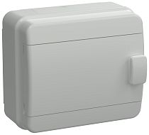 TEKFOR Корпус пластиковый КМПн-8 IP65 серая непрозрачная дверь  IEK