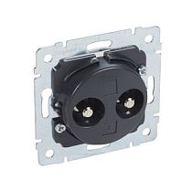 Розетка эквипотенциальная Legrand Galea Life 775988 черный Legrand